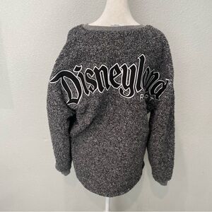 Disneyland Resort Spirit Jersey Fuzzy Sherpa Sweater Sz S